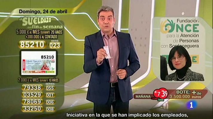 Sorteos ONCE - Sorteo ONCE - 24/04/16