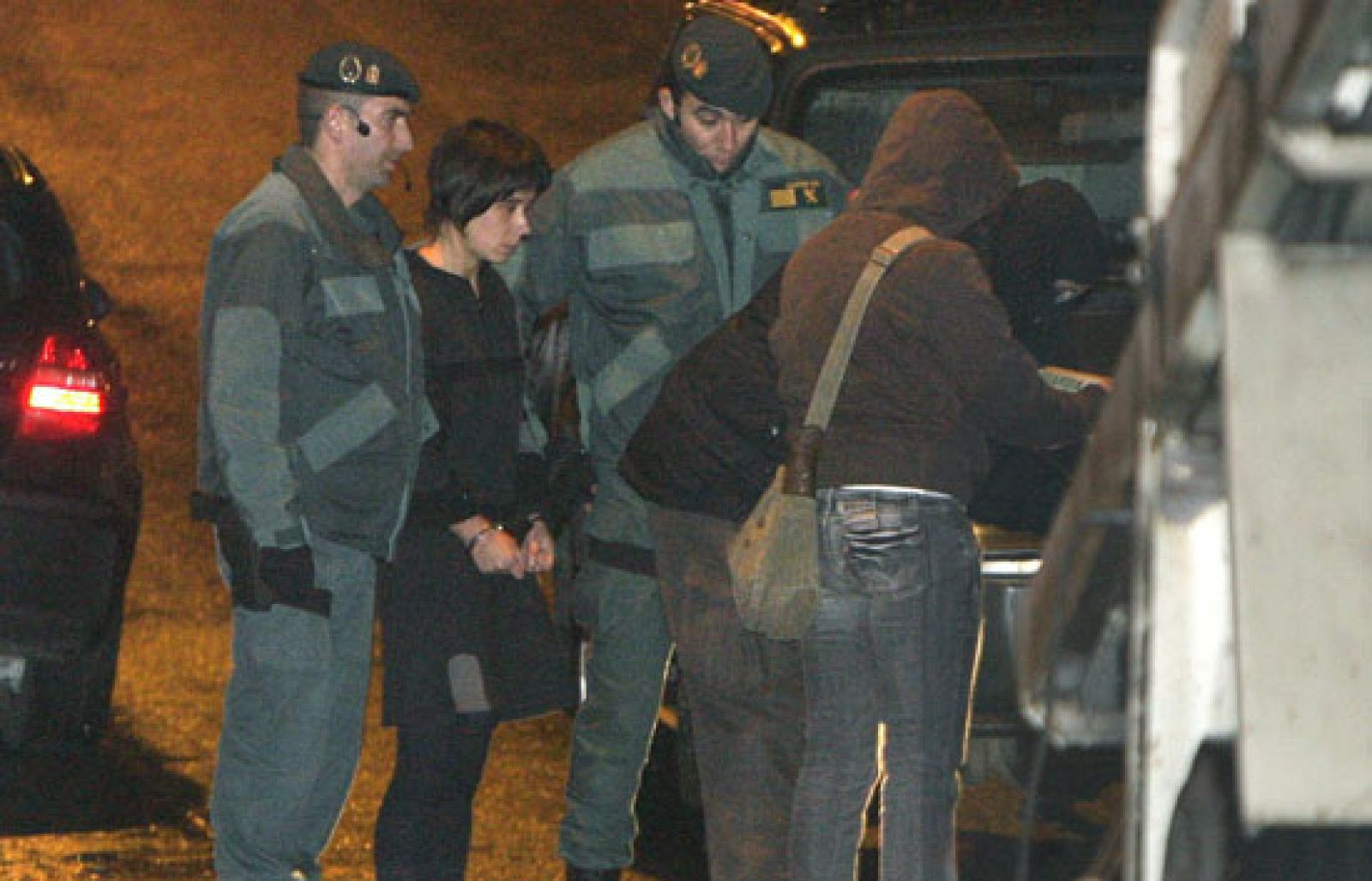 Registro de las viviendas de los detenidos en Irún