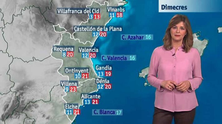 L'informatiu - Comunitat Valenciana - El tiempo en la Comunidad Valenciana - 26/04/16