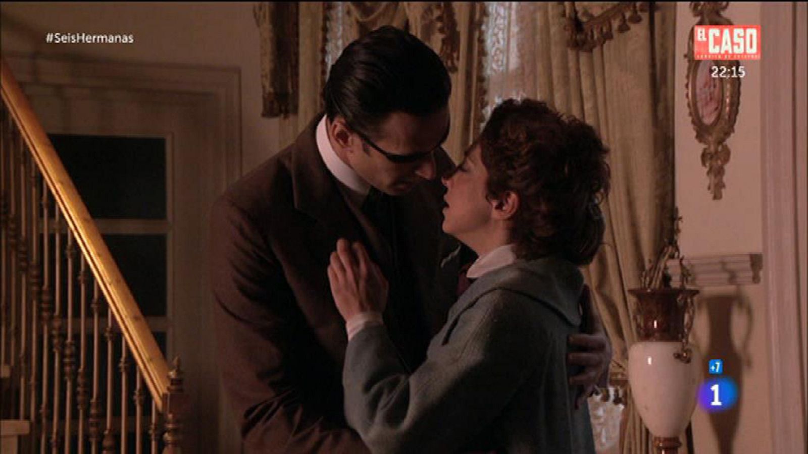Seis Hermanas - Don Luis le pide perdón a Beatriz con un apasionado beso