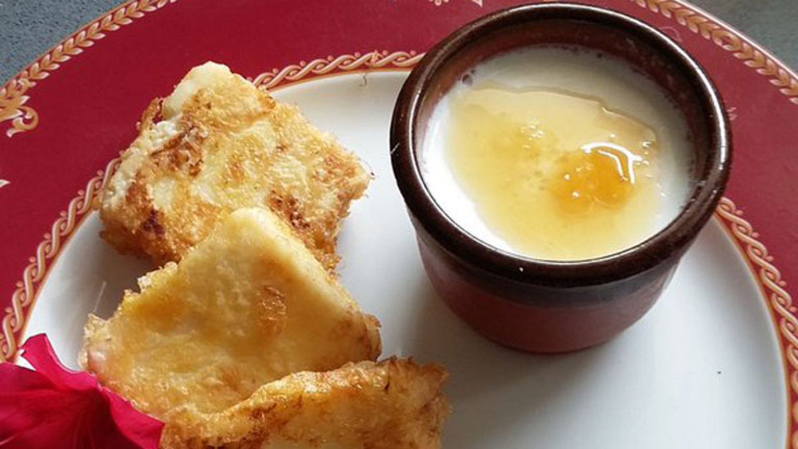 El reto de Sergio: leche frita