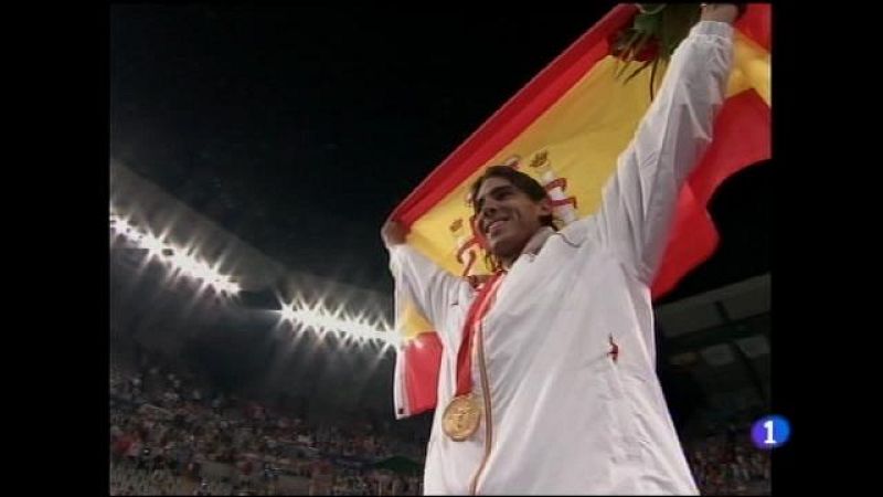 Rafel Nadal, banderer a Rio