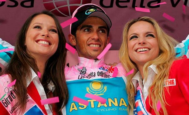Telediario 1 - Contador gana el Giro de Italia