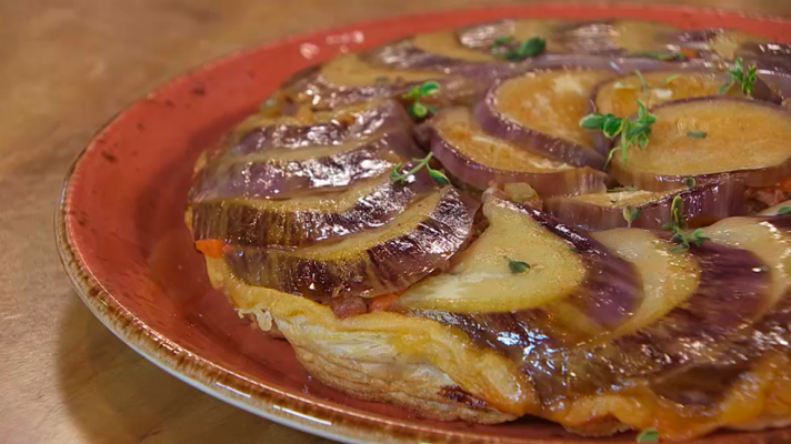 RTVE Cocina - Tatin salada de berenjenas y carne