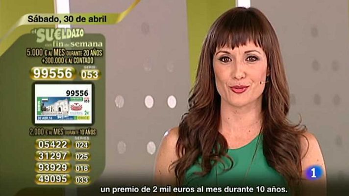 Sorteos ONCE - Sorteo ONCE - 30/04/16