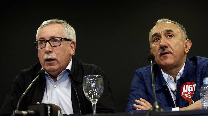 Informativo 24h - CC.OO. y UGT lamentan la repetición electoral