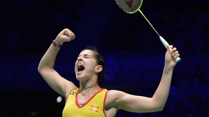 Bádminton - Cto. de Europa femenino. Final: Carolina Marín - K. Gilmour