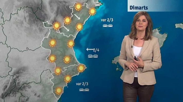 L'informatiu - Comunitat Valenciana - El tiempo en la Comunidad Valenciana - 02/05/16