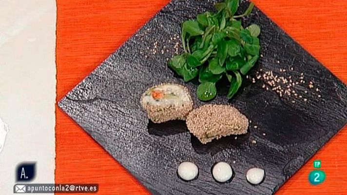 RTVE Cocina - Cocina a punto  - Medallón de calabacín en salsa de miel