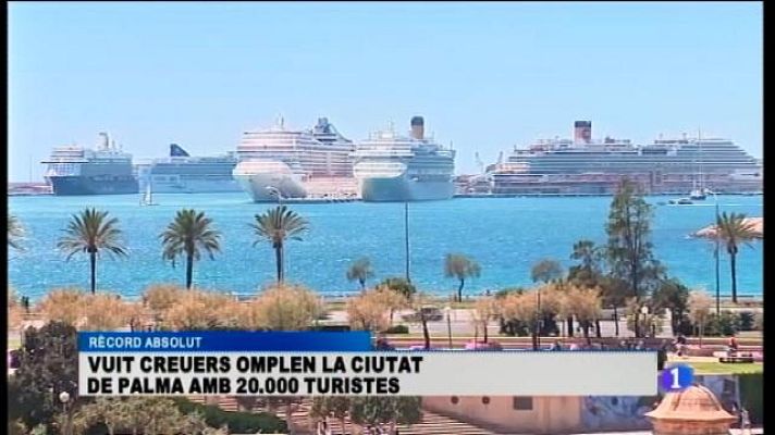 Informatiu Balear - Rècord de creuers a Palma