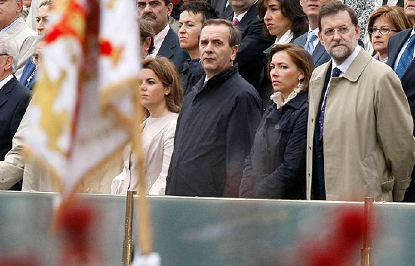 Rajoy, pillado: "Tengo el coñazo del Desfile"