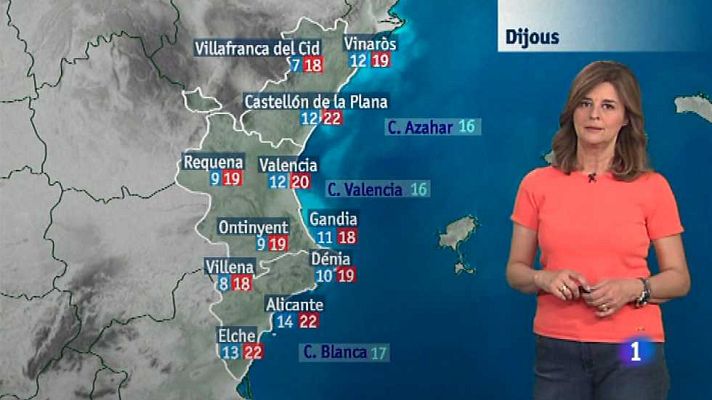 L'informatiu - Comunitat Valenciana - El tiempo en la Comunidad Valenciana - 04/05/16