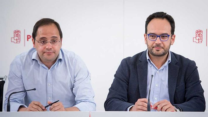 Telediario 1 - El PSOE insiste en que la única garantía del cambio es que Sánchez gane a Rajoy