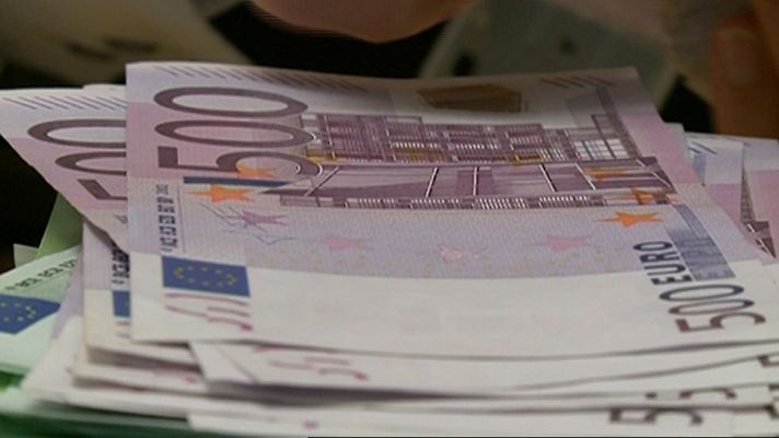 Telediario 1 - El Banco Central Europeo se plantea retirar los billetes de 500 euros