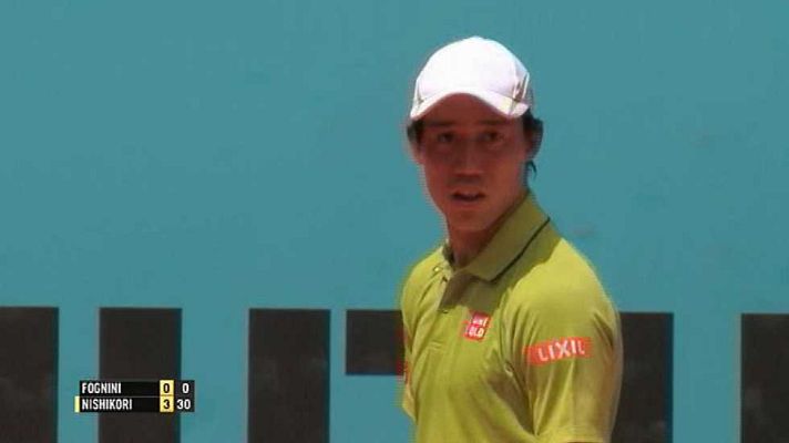 Madrid Open de Tenis - Mutua Madrid Open: Fabio Fognini vs. Kei Nishikori