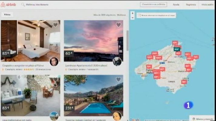 Informatiu Balear - Mallorca, primera destinació espanyola a Airbnb