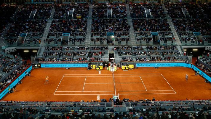 Telediario 1 - Los tenistas esquivan la lluvia en Madrid