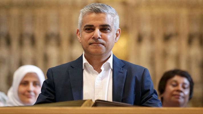 Telediario 1 - Sadiq Khan, primer alcalde musulmán de una capital europea