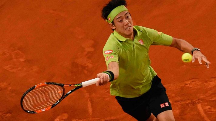 Madrid Open de Tenis - Nishikori anota el punto de la jornada