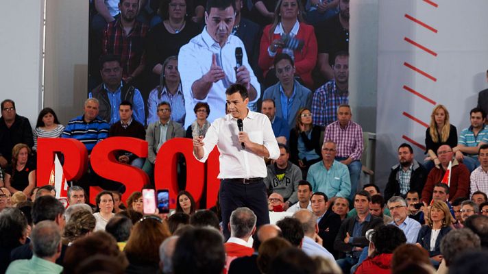 Telediario 1 - Sánchez cree que el 26J es elegir entre él o Rajoy