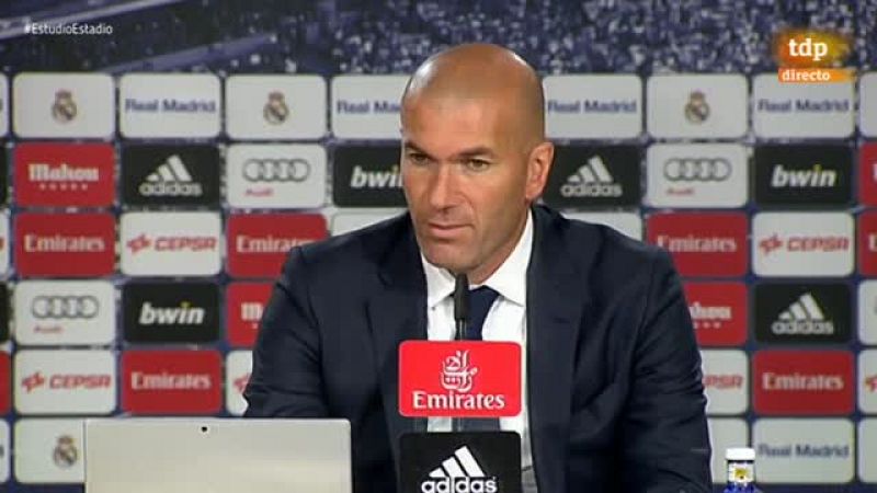 Zidane: "Somos segundos, falta un partido y en fútbol todo puede pasar" - Estudio Estadio | Ver