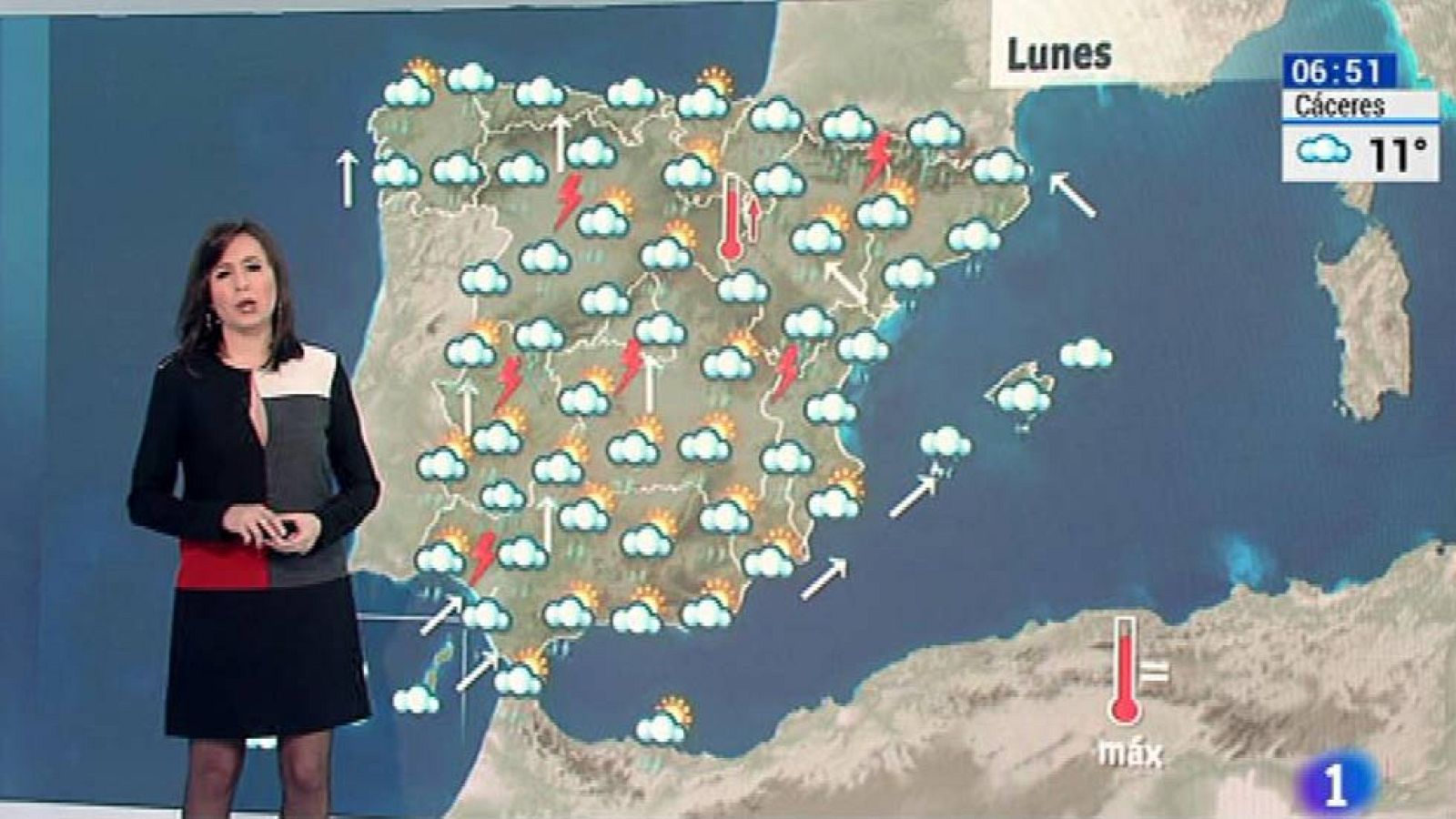 Lluvias generalizadas por todo el país en el arranque de semana - El tiempo | Ver