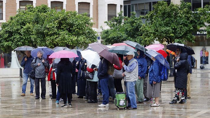 Telediario 1 - Los ríos de la cuenca del Duero presentan caudales elevados por las lluvias, que seguirán hasta el viernes