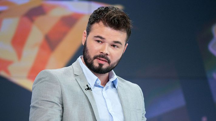Los desayunos - Rufián (ERC): "El PSOE renunció al Gobierno de España por no poner las urnas en Cataluña"