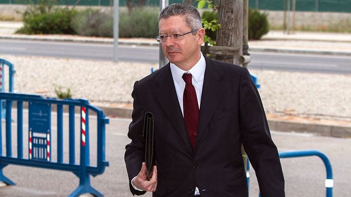 Telediario 1 - Gallardón asegura que no sabía que Urdangarin cobraba por colaborar con Madrid 2016