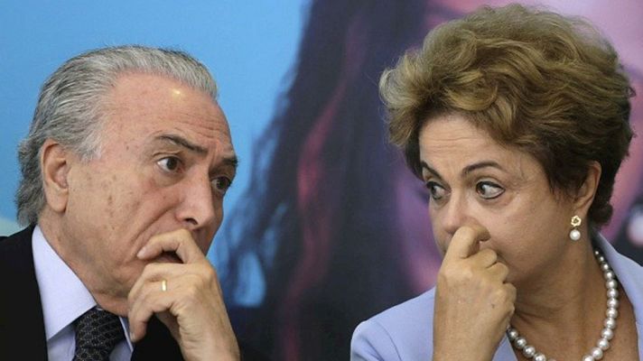 Telediario 1 - Rousseff es apartada del poder en Brasil y le sustituye el vicepresidente, Michel Temer