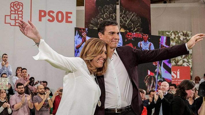 Telediario 1 - Sánchez está seguro de que su partido ganará el 26-J