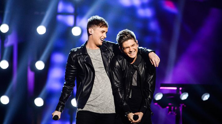Eurovisión - Reino Unido: Joe y Jake cantan 'You are not alone'