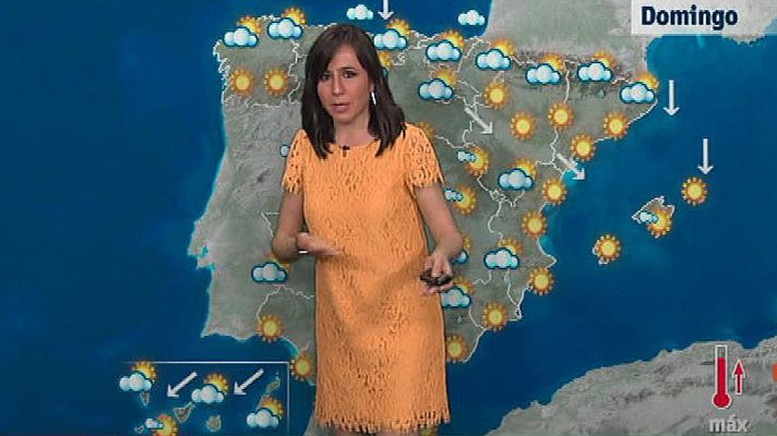 El tiempo - Lluvias débiles en Cantábrico, Cataluña, Extremadura y ambas Castillas