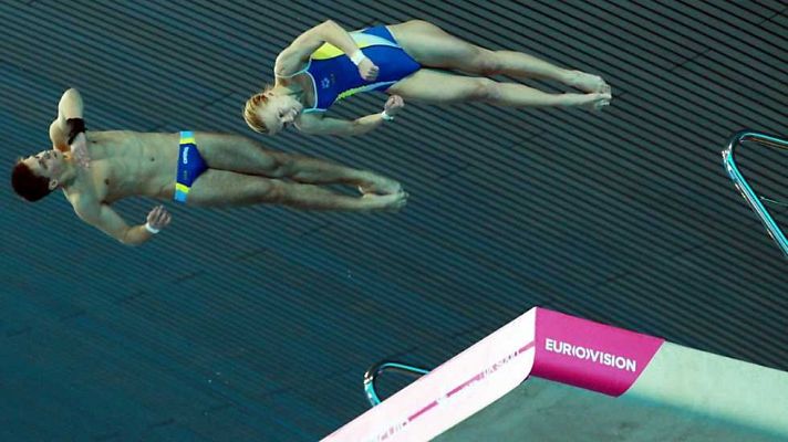  - Campeonato de Europa. Saltos: Final 10 metros. Sincronizado