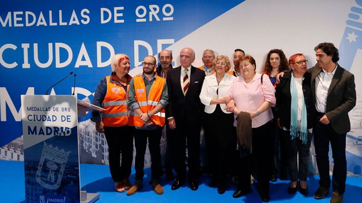 Telediario 1 - Madres contra la droga recibe la medalla de oro de Madrid
