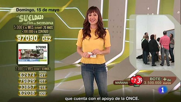 Sorteos ONCE - Sorteo ONCE - 15/05/16