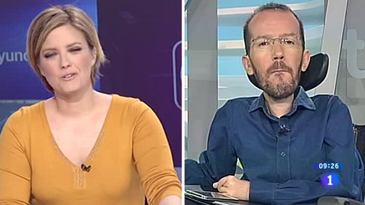 Los desayunos - Entrevista íntegra a Pablo Echenique (Podemos) en 'Los Desayunos de TVE'