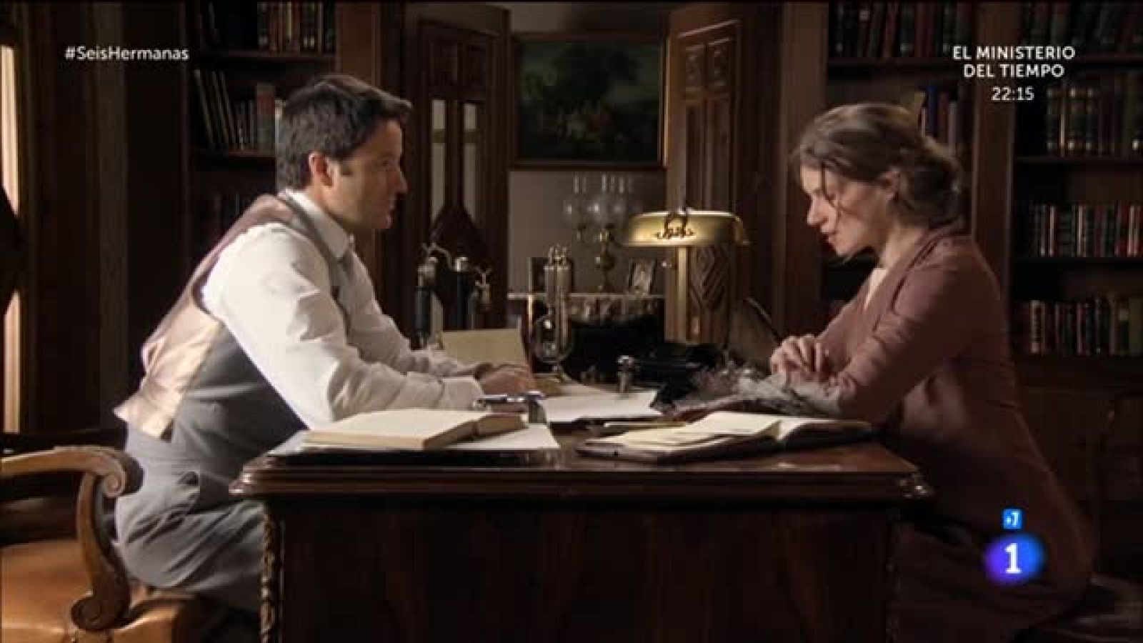 Seis Hermanas - Blanca le pide a Rodolfo que le acompañe a la recepción con la Reina