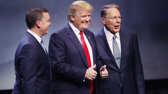  - Donald Trump recibe el apoyo oficial de la Asociación Nacional del Rifle