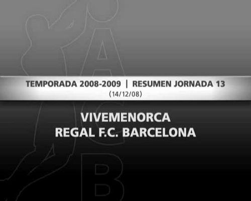 Baloncesto en RTVE - ViveMenorca 61-75 Regal Barcelona