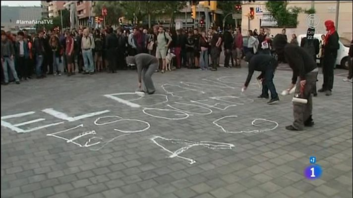 La mañana - Disturbios en Barcelona