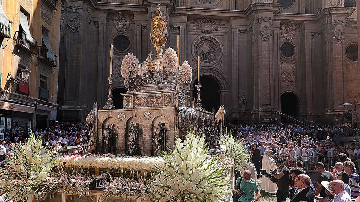 Telediario 1 - Celebración del Día del Corpus