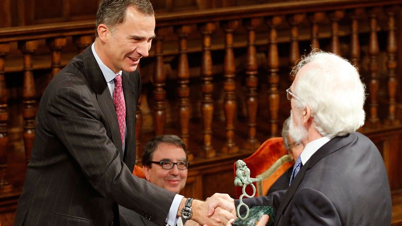 Discursos de Forges y Felipe VI en la entrega del Premio Iberoamericano de Humor Gráfico Quevedos al dibujante