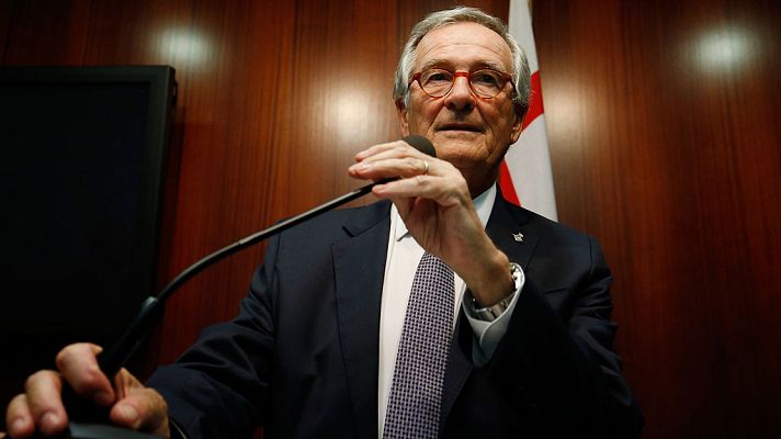 Telediario 1 - Investigan si el exalcalde Trias cometió malversación por pagar el alquiler del "banco expropiado"