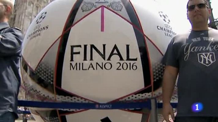 Telediario 1 - Más de 200 vuelos chárter para este sábado, aunque ya hay ambiente en Milán