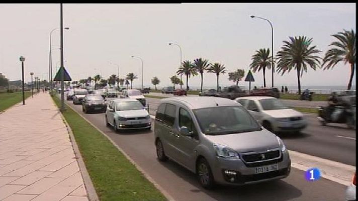 Informatiu Balear - Palma col·lapsada de cotxes
