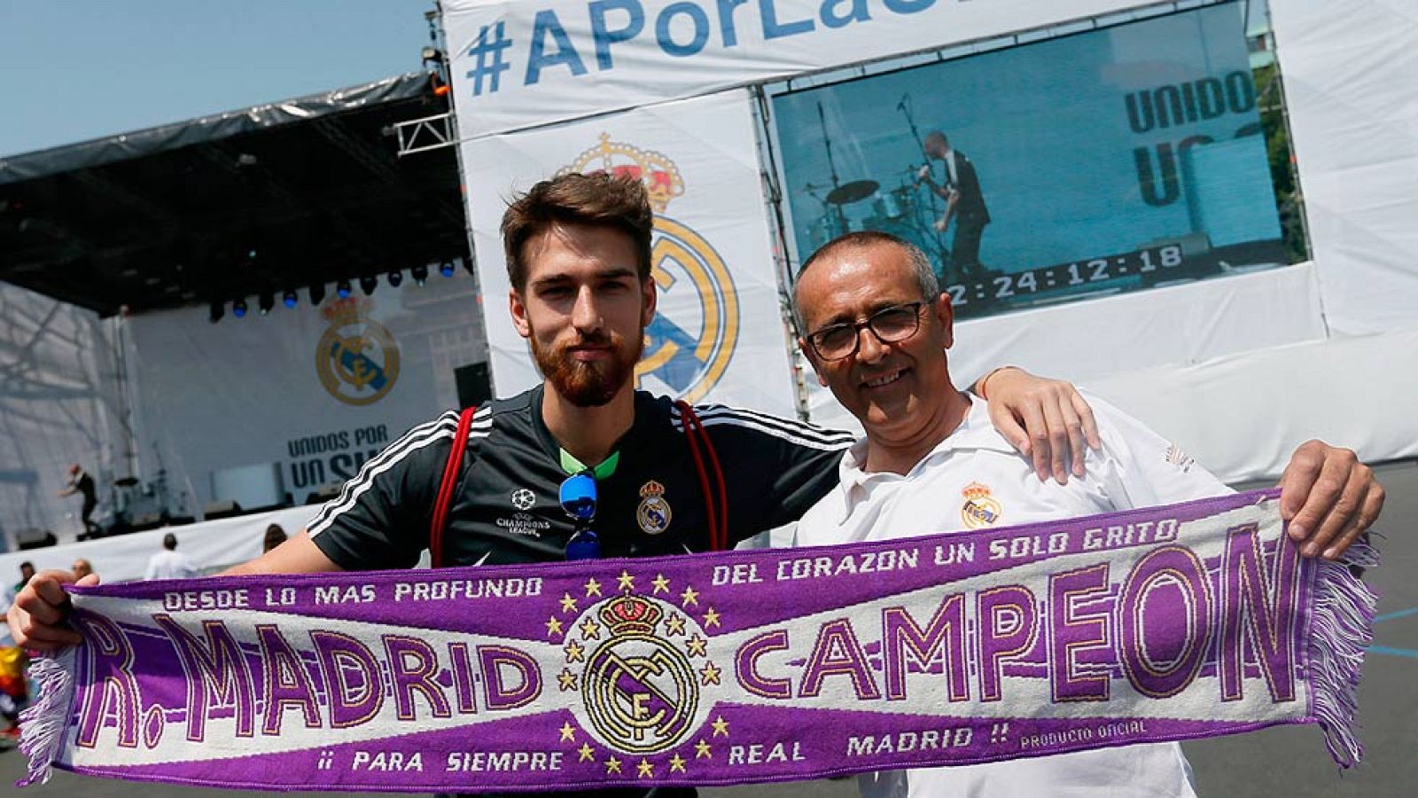 La afición del Real Madrid espera repetir el éxito de Lisboa | Ver