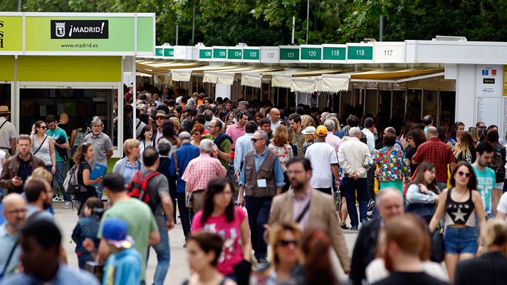 Telediario 1 - La Feria del Libro toma el Parque de El Retiro de Madrid