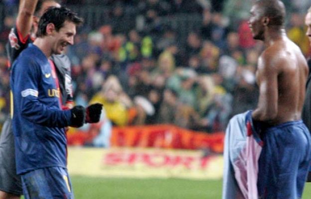Club de fútbol - El partido de Messi y Eto'o
