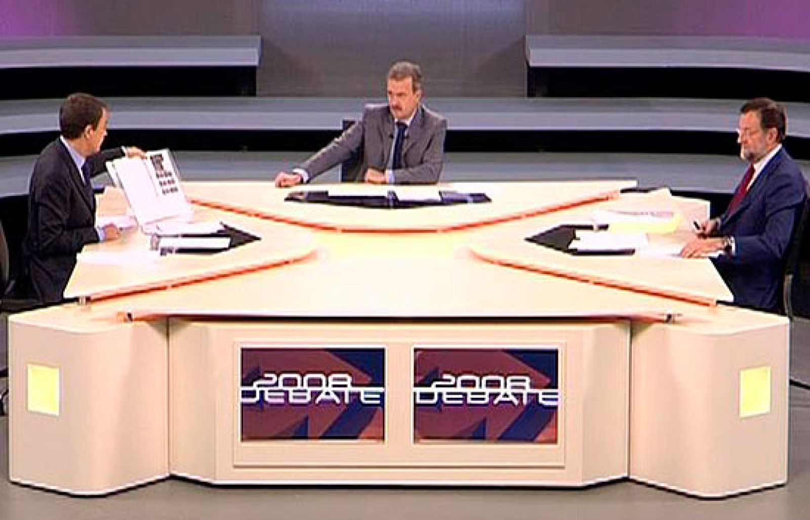 Debate entre Zapatero y Rajoy